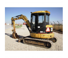 Строительство фонтана мини-экскаватором Caterpillar 305E